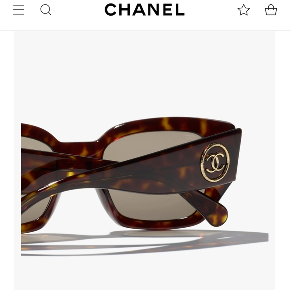 CHANEL Acetate Dark Tortoise. Lenses: Brown, Polarized ref 5506 c.714/83… - Picture 6 of 13